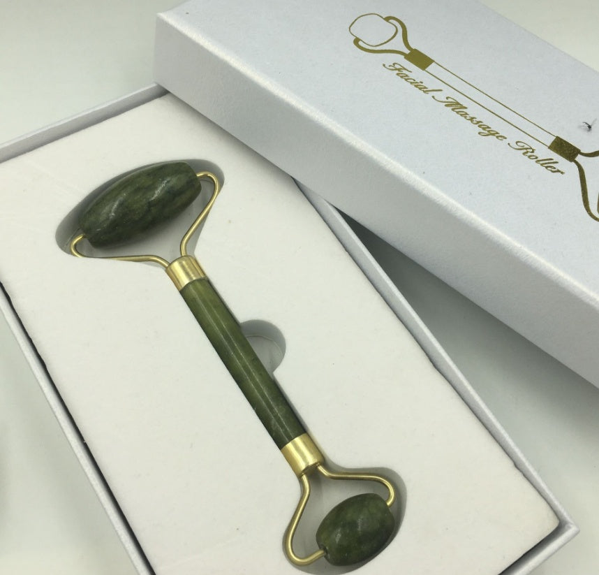 Double-headed Gua Sha Jade Beauty Roller