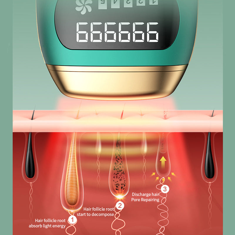 Women Permanent Painless Laser Epilator Device