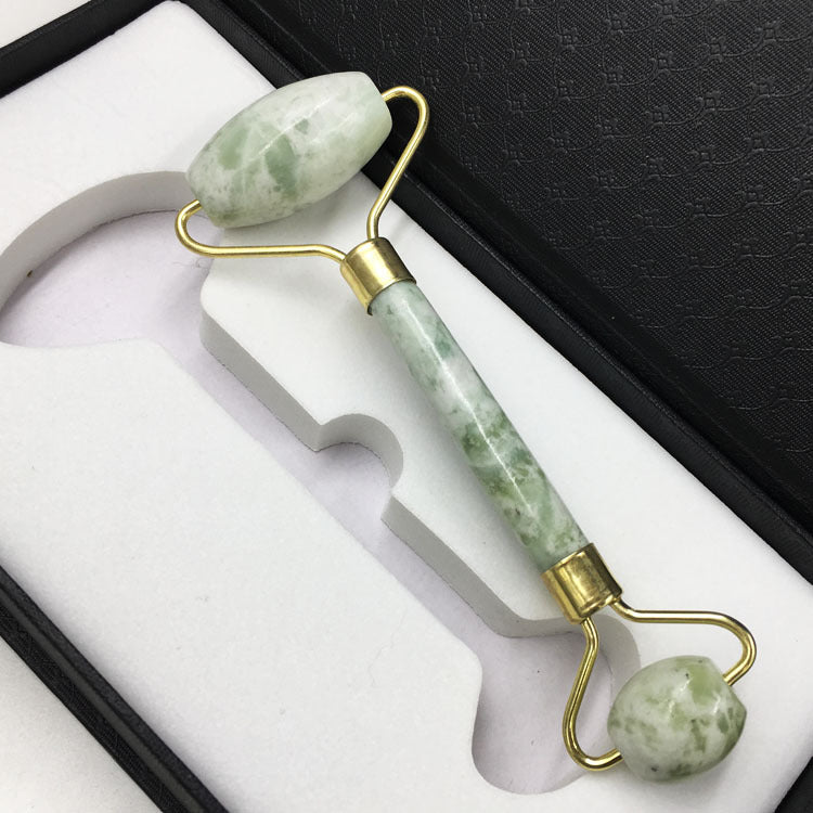 Double-headed Gua Sha Jade Beauty Roller