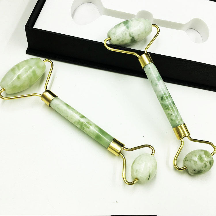 Double-headed Gua Sha Jade Beauty Roller