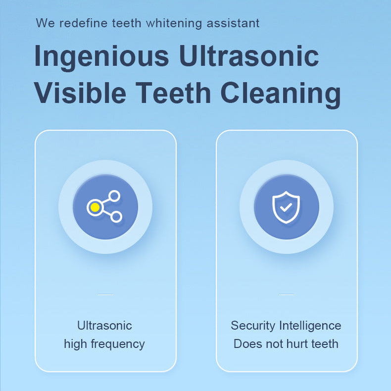 Household Visual Ultrasonic Tooth Cleaning Device
