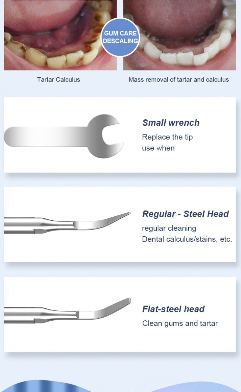 Household Visual Ultrasonic Tooth Cleaning Device