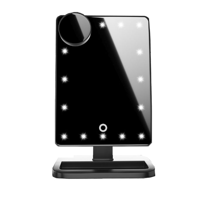 10X Magnifying Touch Screen Mirror With 20 LED Lights