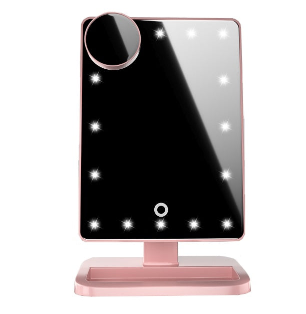 10X Magnifying Touch Screen Mirror With 20 LED Lights