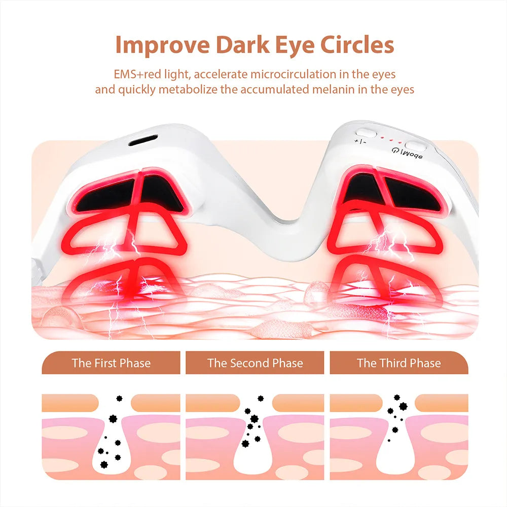 Eye Fatigue Relief Wearable Massager Glasses