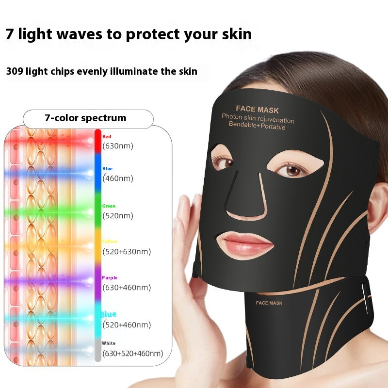 Red Light LED Facial Silicone Beauty Mask