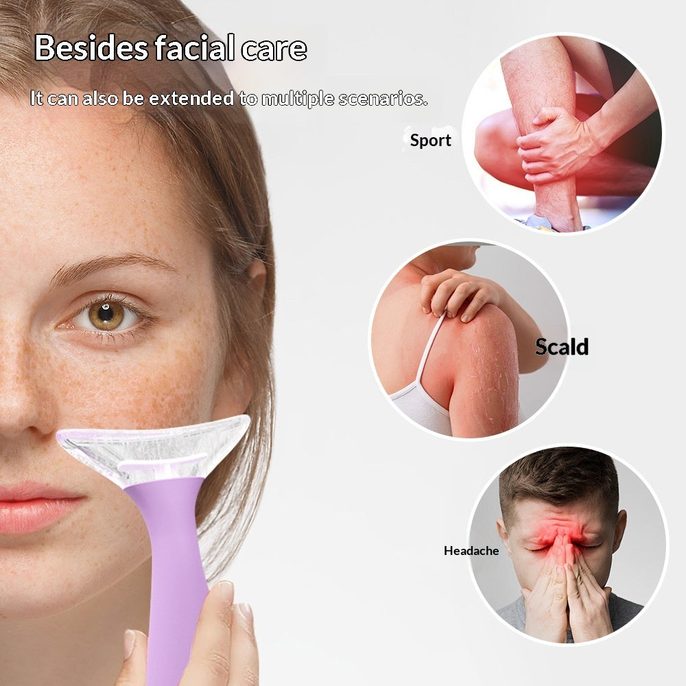 Silicone Facial Ice Roller to Soothe Redness
