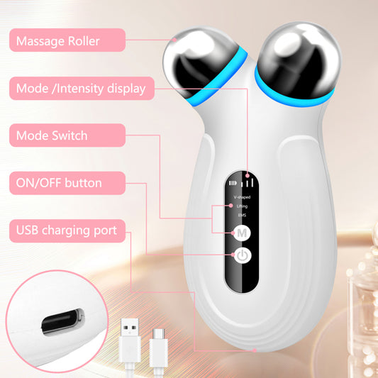 EMS Anti Wrinkles Facial Beauty Roller