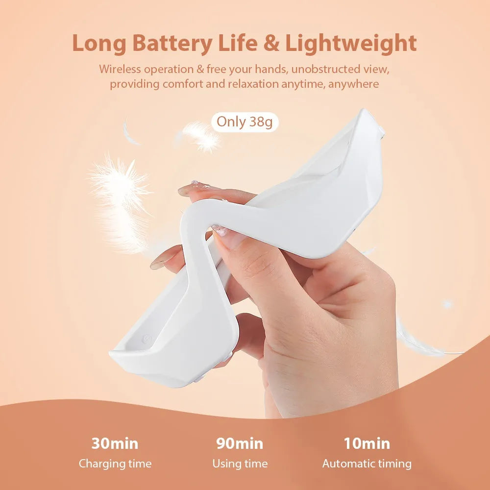 Eye Fatigue Relief Wearable Massager Glasses