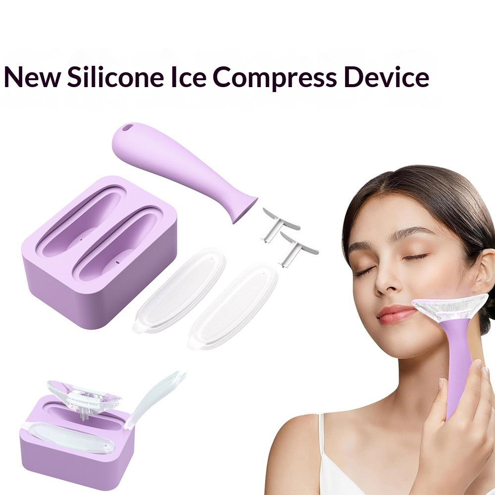 Silicone Facial Ice Roller to Soothe Redness