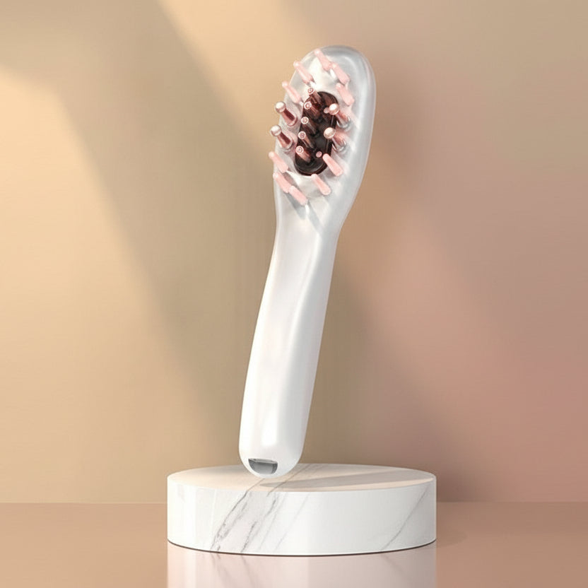 Electric Red Light Hair Comb Scalp Massager