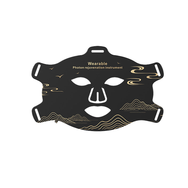 Led Red Blue Light Neck Silicone Mask