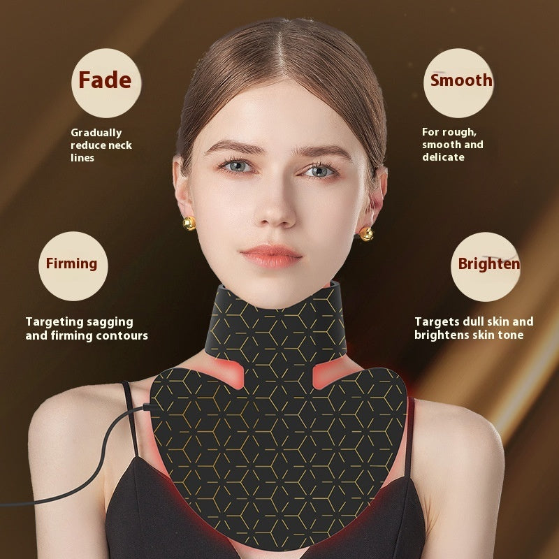 Led Red Blue Light Neck Silicone Mask